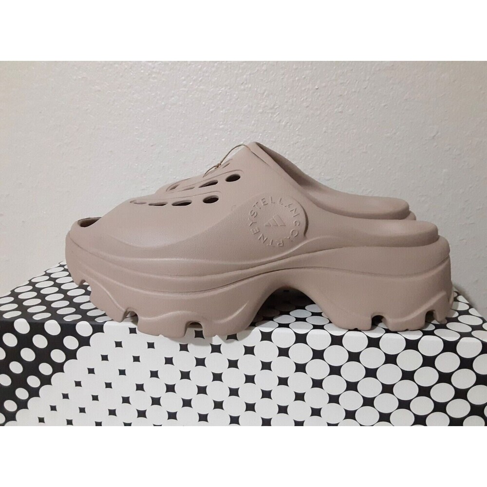 New Womens ADIDAS STELLA MCCARTNEY STELLA CLOG IF6537 KHAKI US W 9